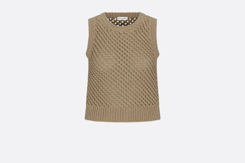 Sleeveless Short Sweater 1
