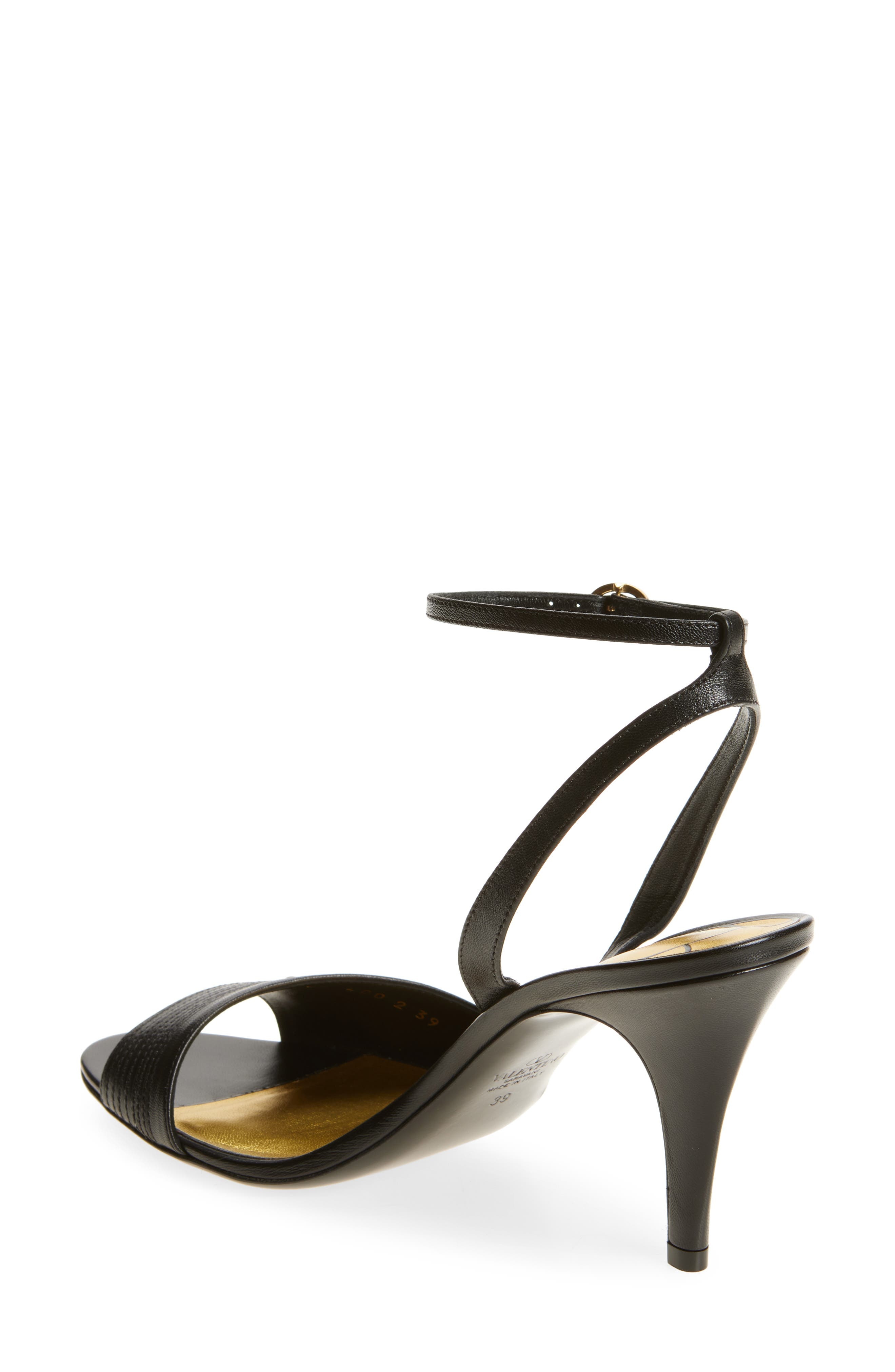 Valentino Garavani Ladycrush Ankle Strap Sandal in Black at Nordstrom - 2