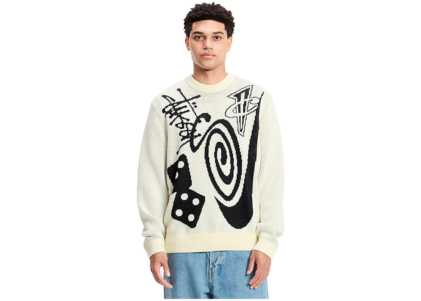 Nike x Stussy Knit Sweater Natural - 4