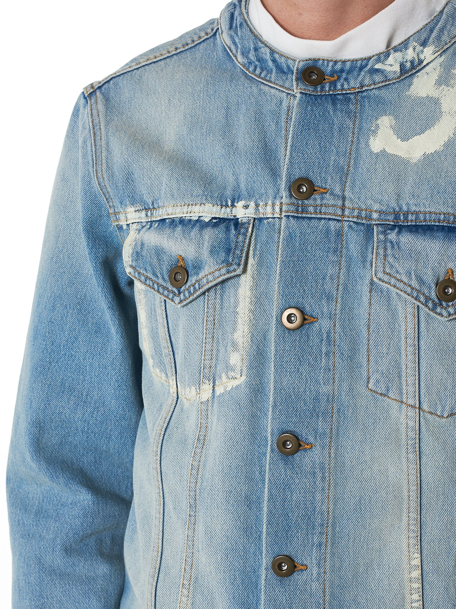 Printed Denim Jacket - 6