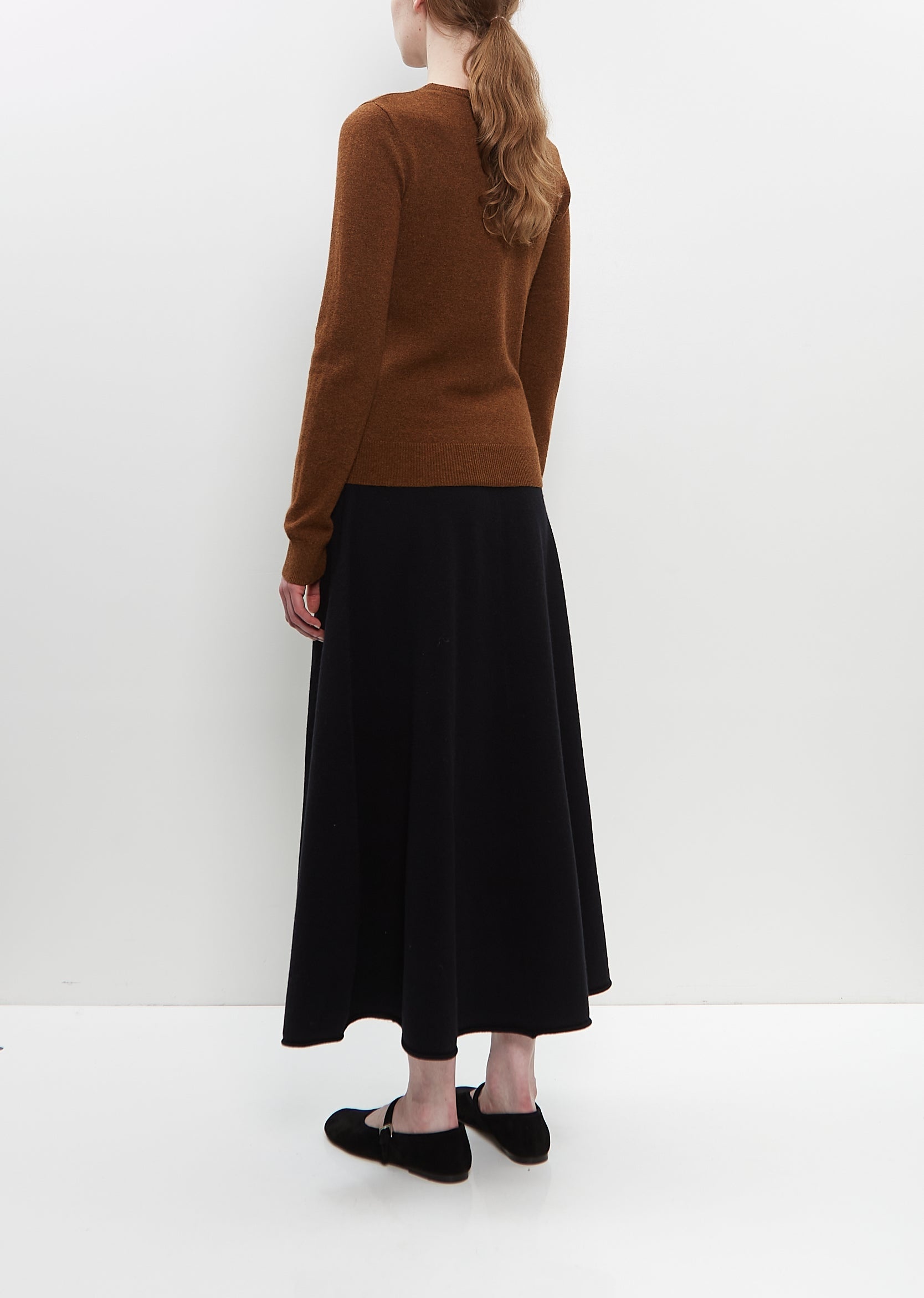 Cashmere Nylon n°41 Body Sweater — Rust - 3