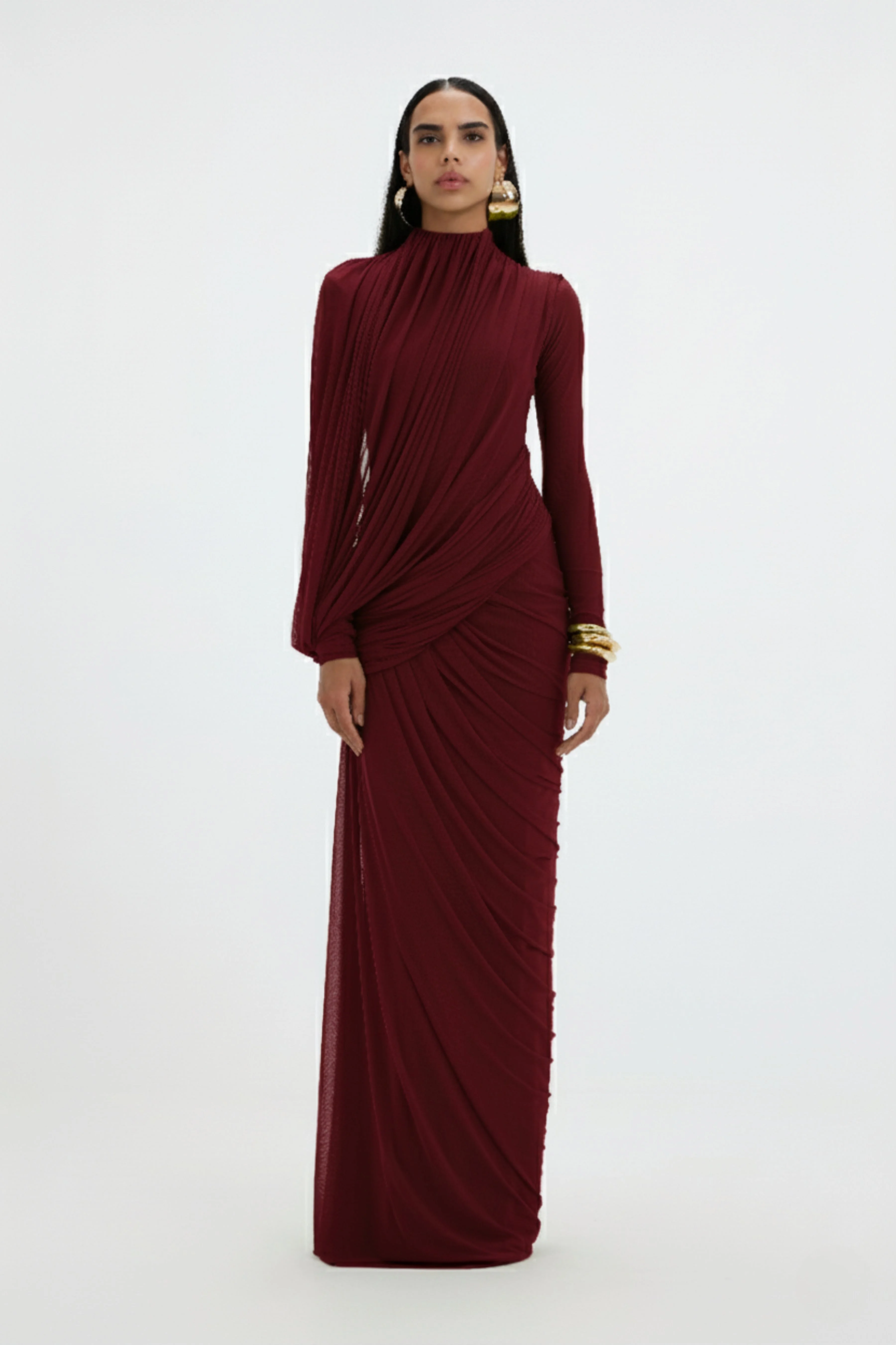 deme burgundy dress Suzie - - 8858839318691 Size:6 UK / 7 US
