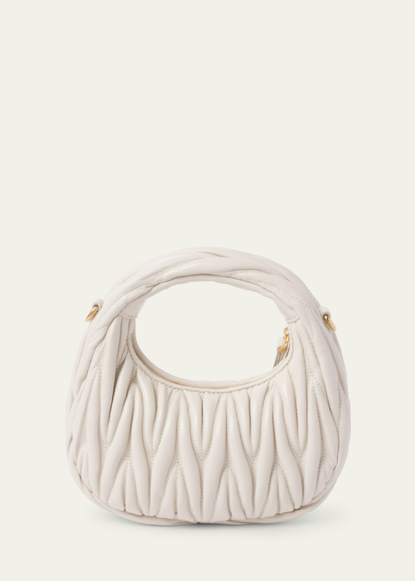 Quilted Leather Top-Handle Bg - 3