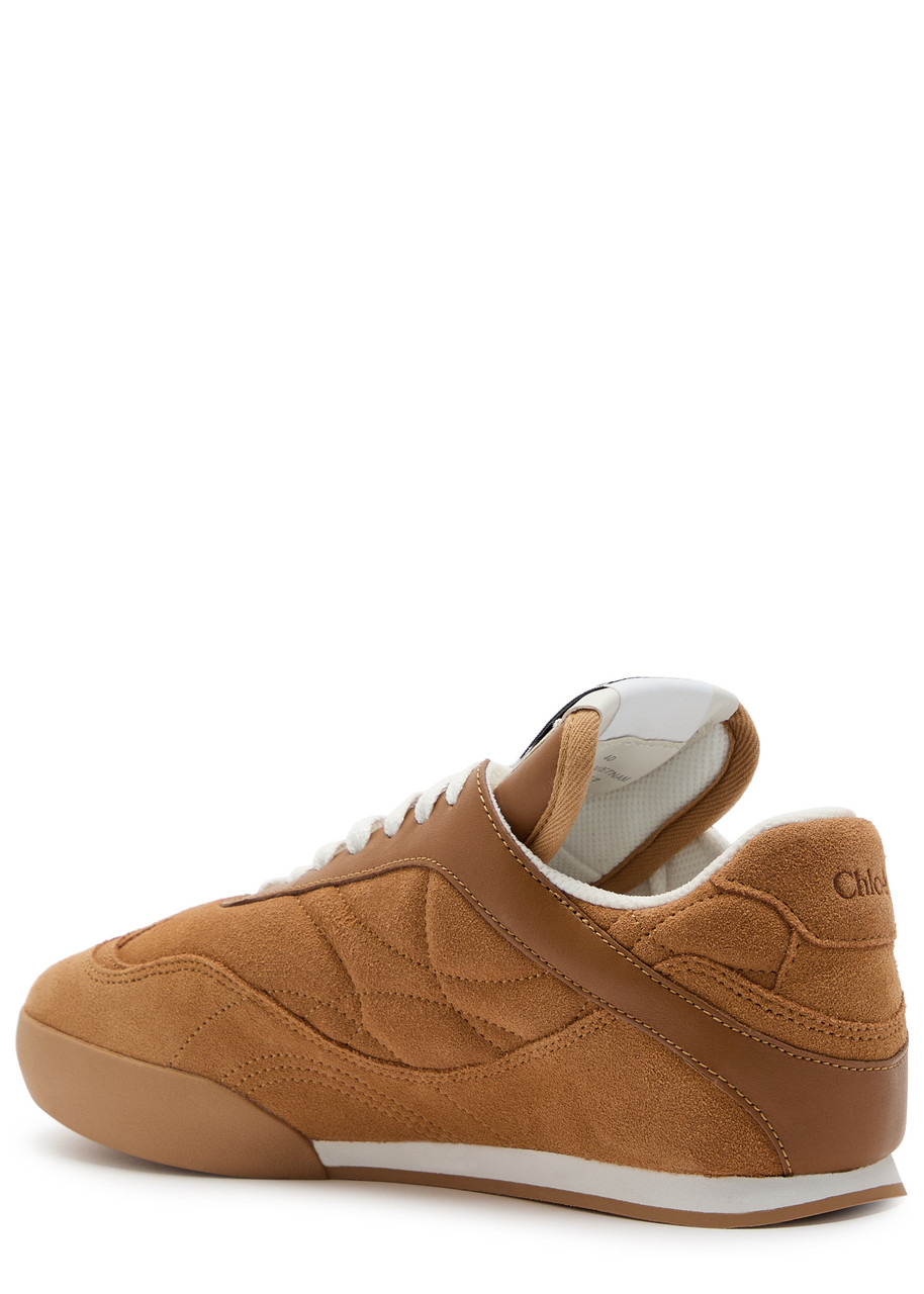 Chloe Kick Quilted Suede Sneakers - 2