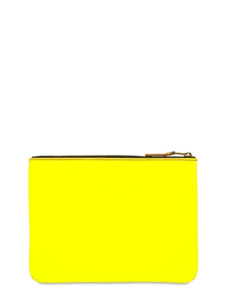 SUPER NEON LEATHER POUCH - 3