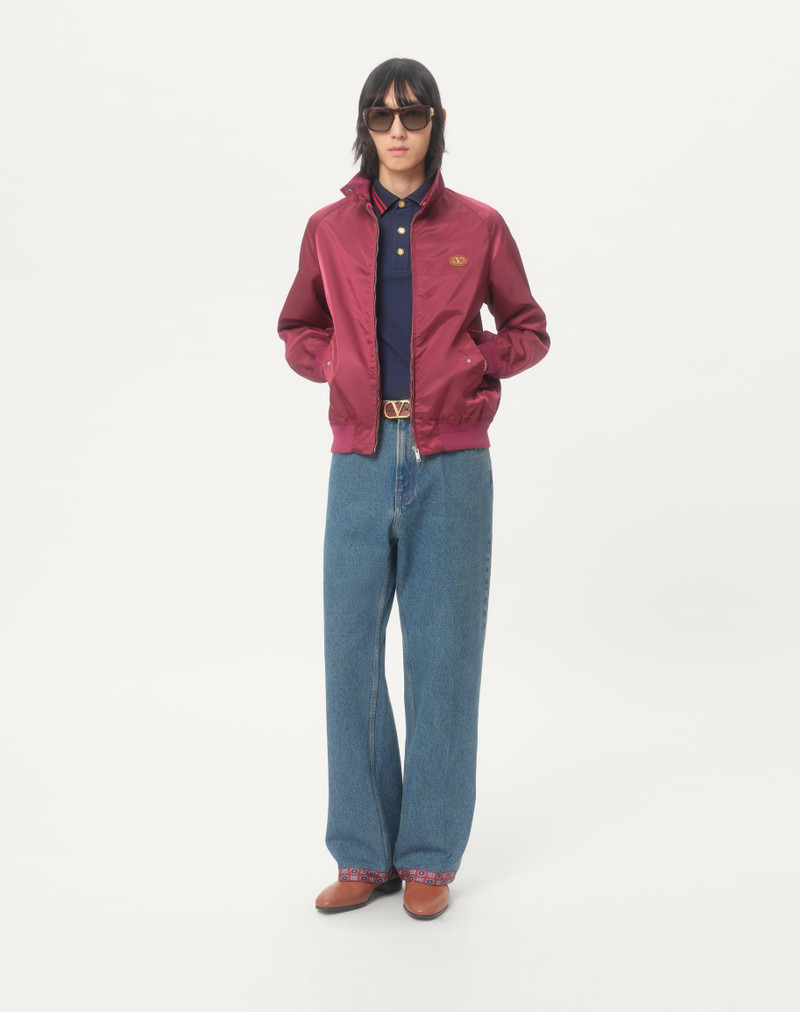Valentino COTTON PIQUÉ POLO SHIRT WITH VG EMBROIDERY outlook