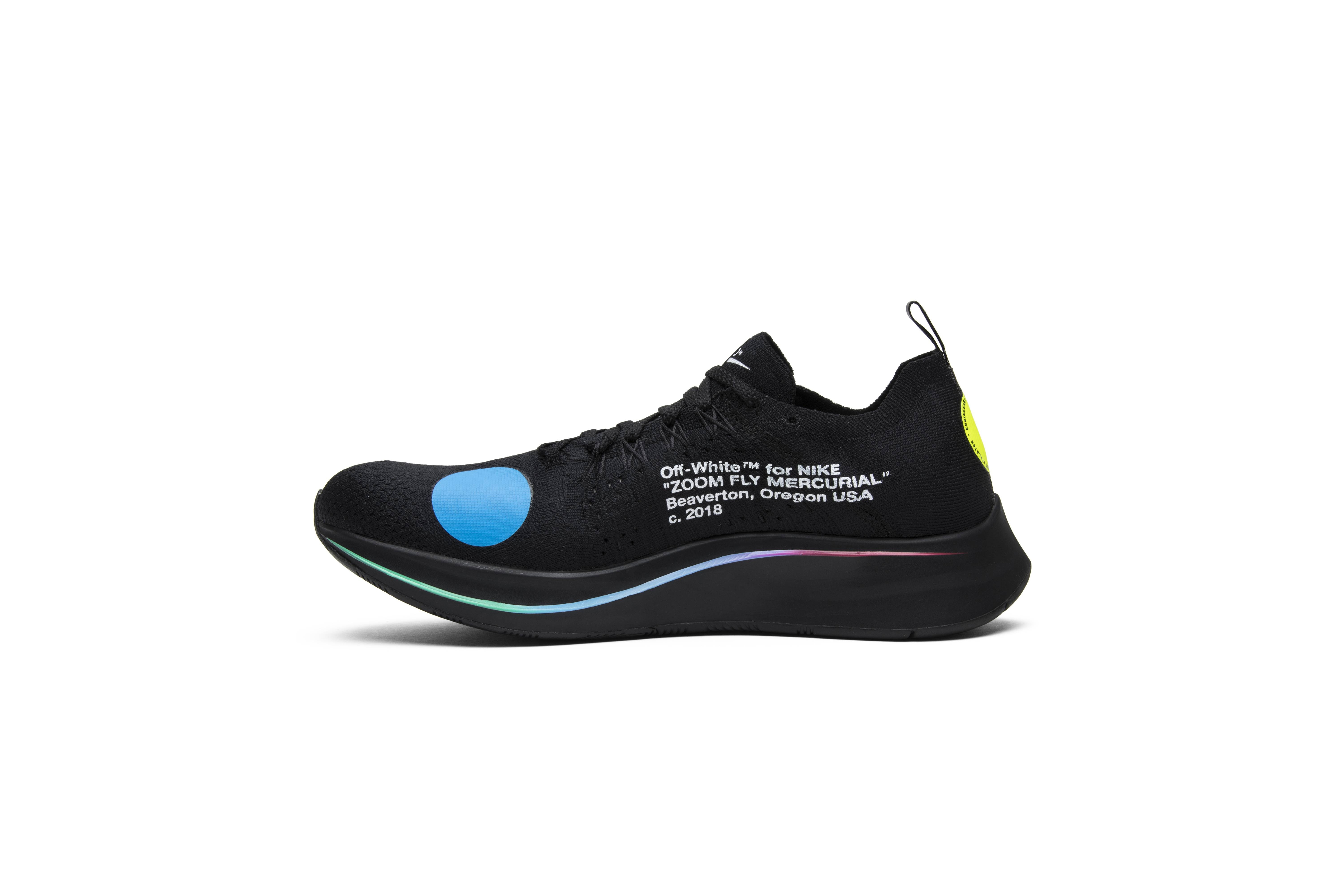 Off-White x Zoom Fly Mercurial Flyknit 'Black' - 3