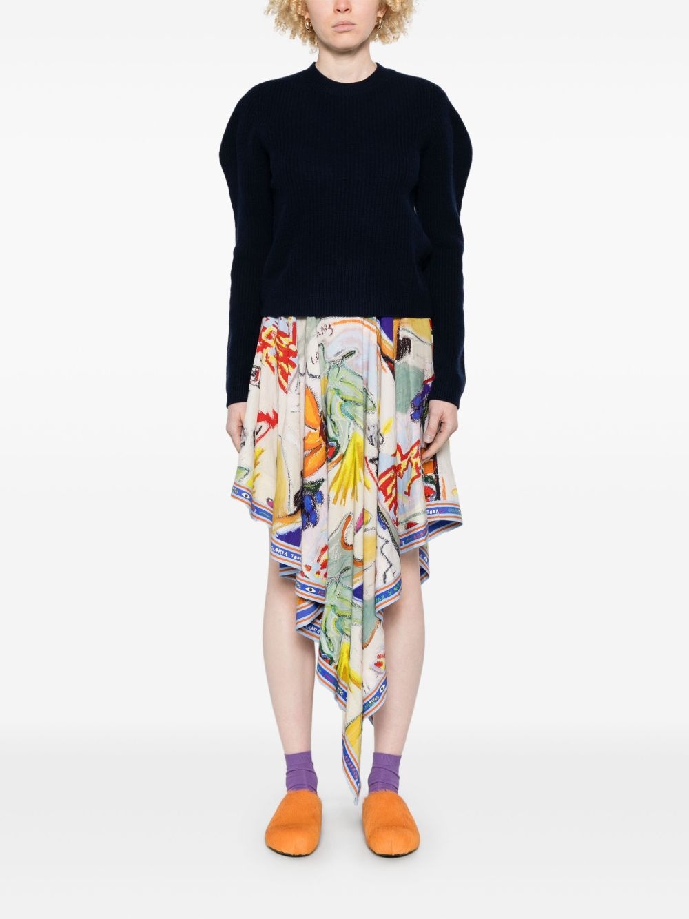 puff-sleeves sweater - 2