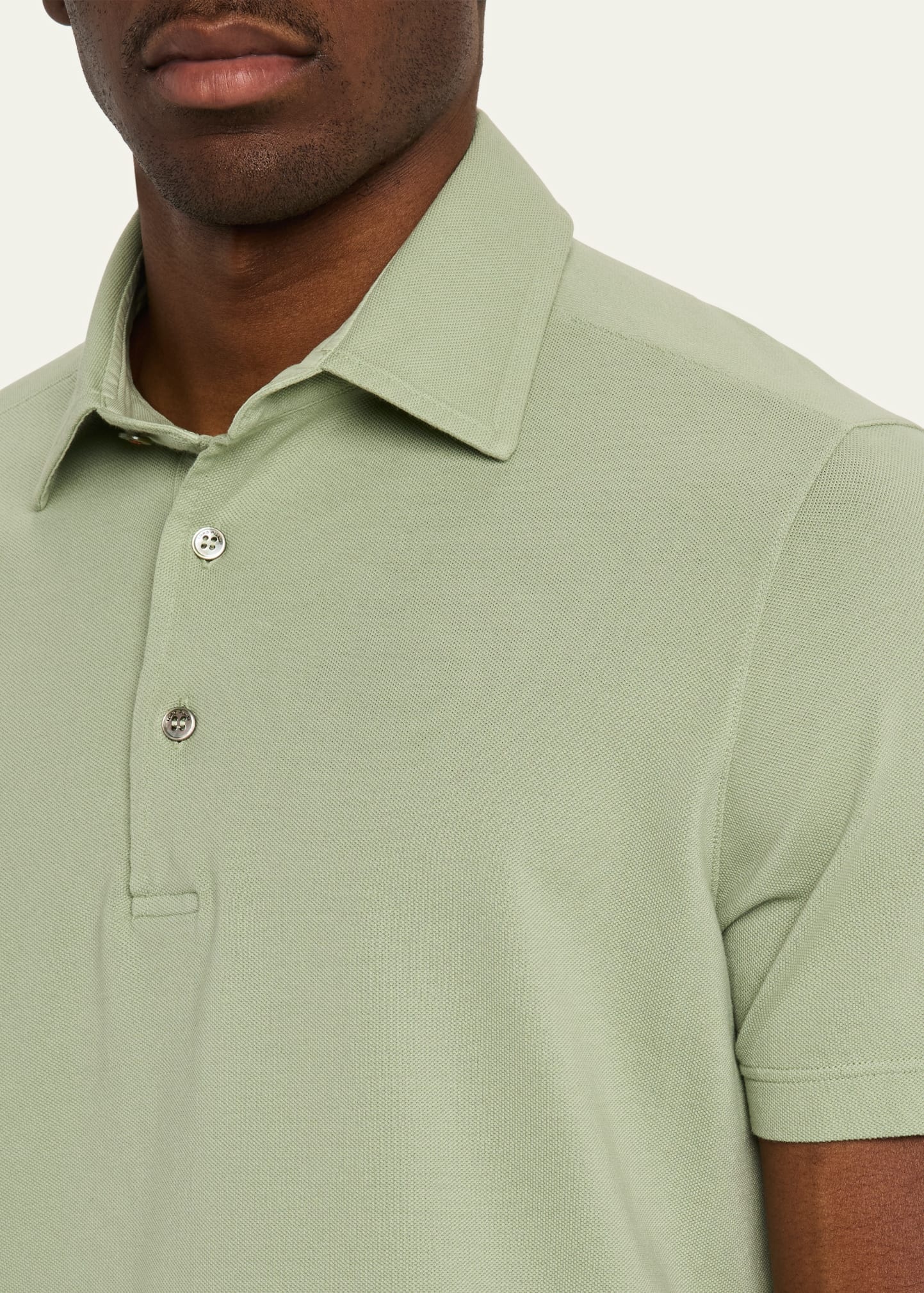 Men's Cotton Pique Polo Shirt - 5