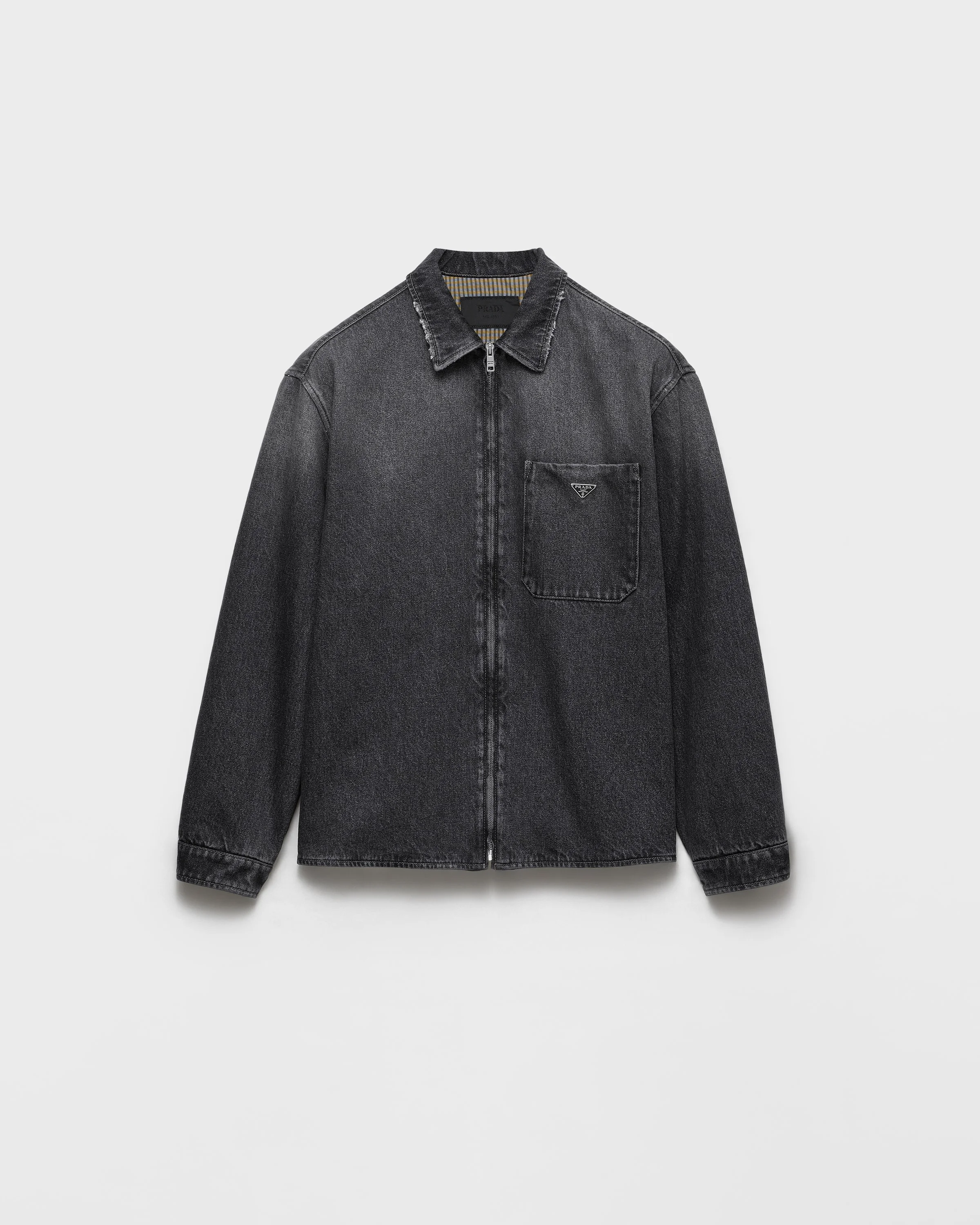Black denim shirt - 1