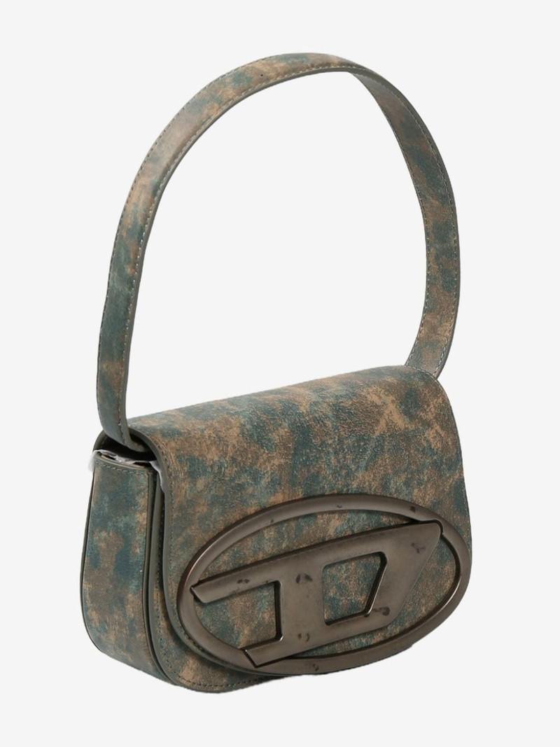 Diesel logo plaque shoulder bag outlook
