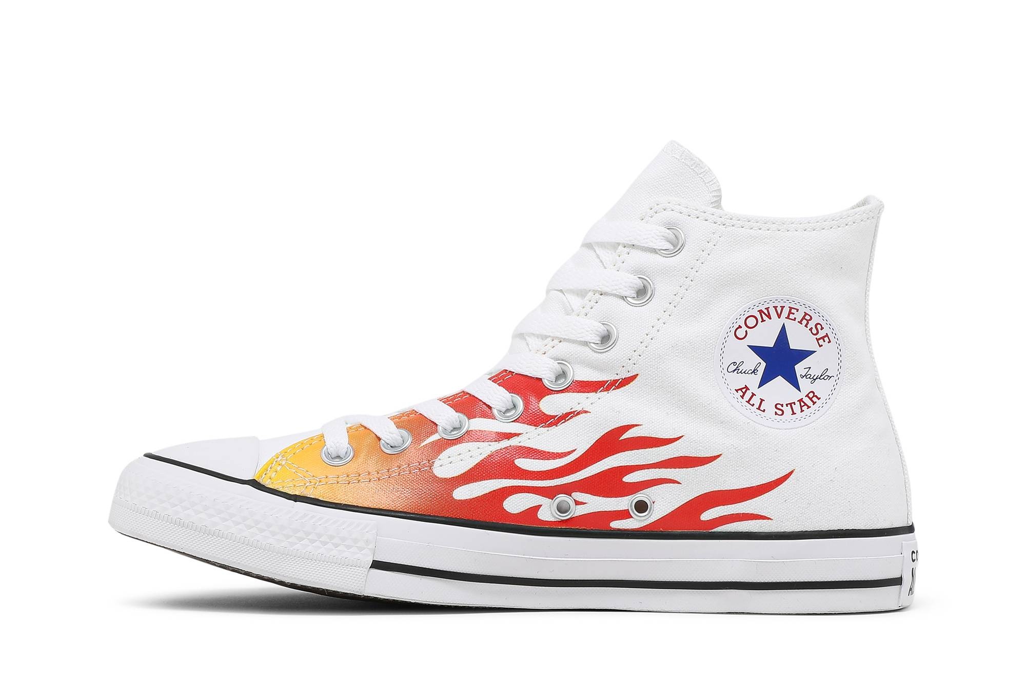 Chuck Taylor All Star High 'Archive Print - White Flame' - 3