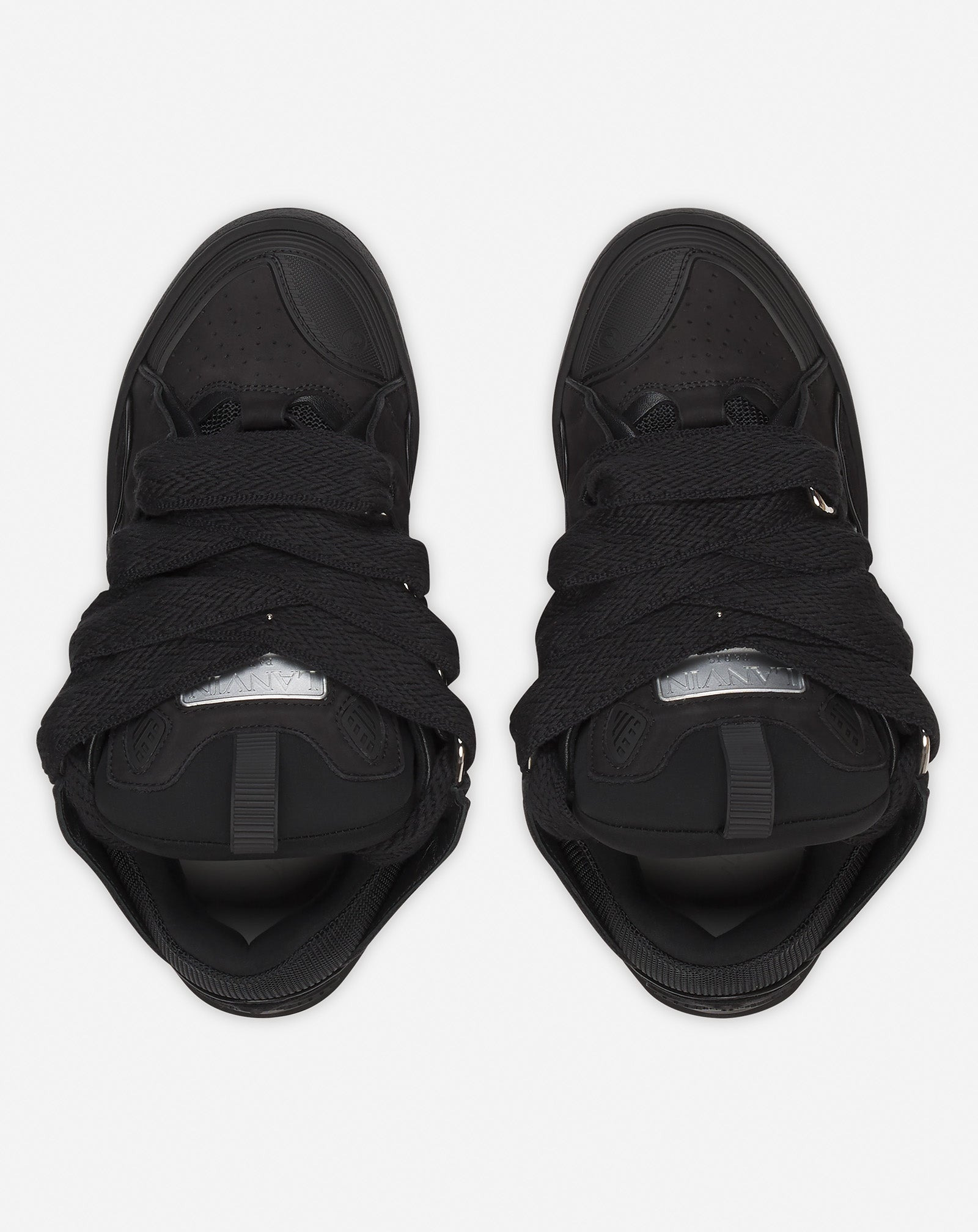 CURB LEATHER SNEAKERS - 3