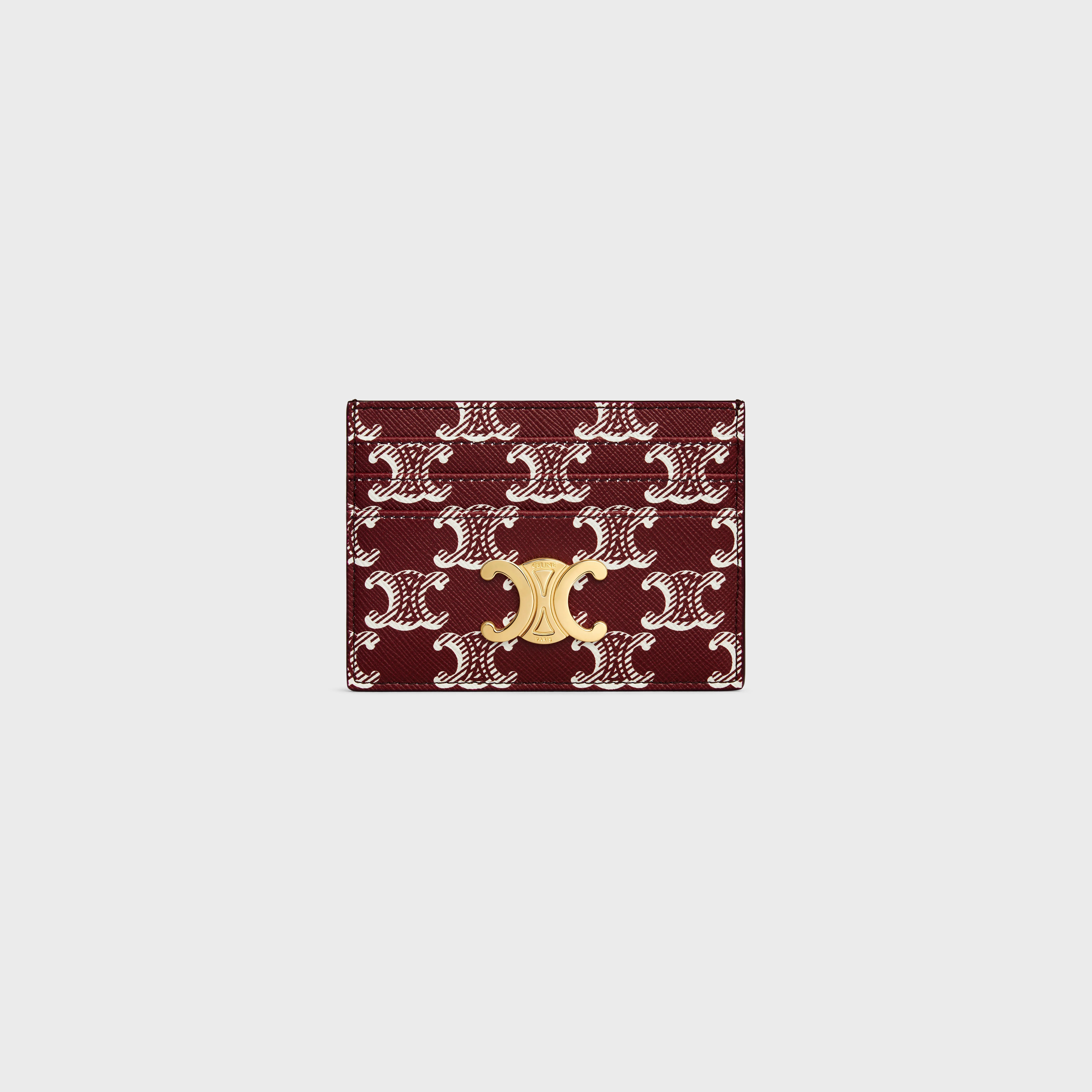 TRIOMPHE CARD HOLDER in Triomphe Canvas Two-Tone - 1