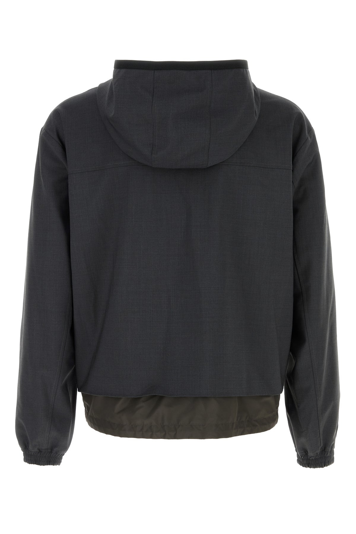 Charcoal stretch wool blend jacket - 2