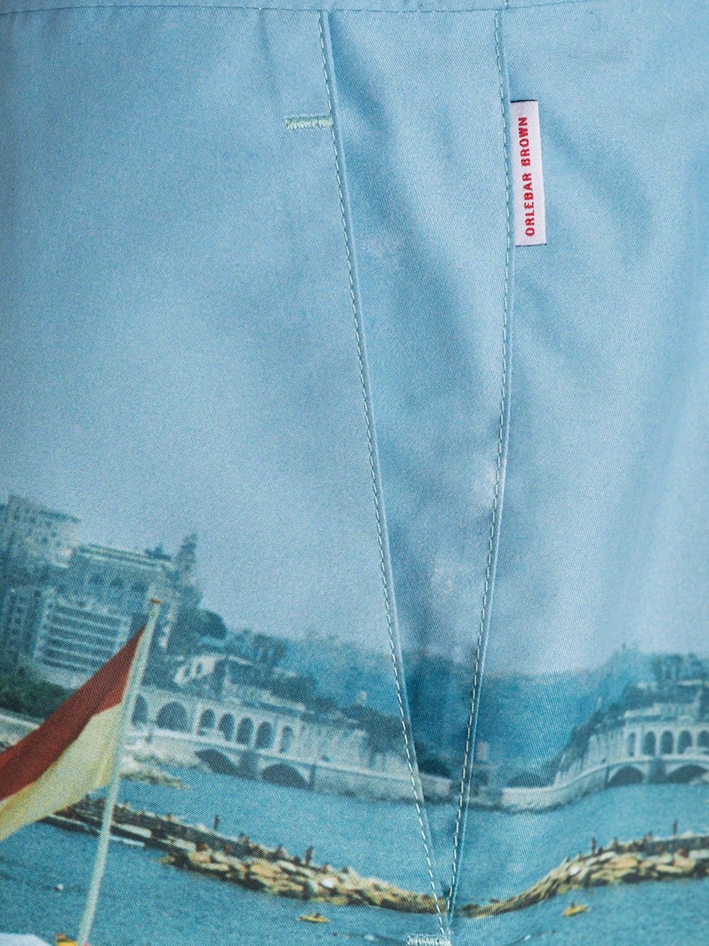 Bulldog Monte Carlo print swim shorts - 5