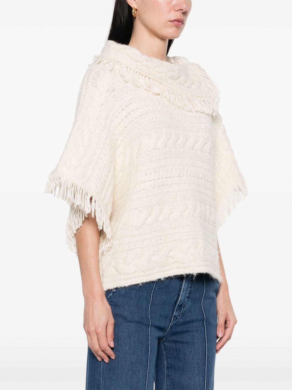 Blanche poncho - 3