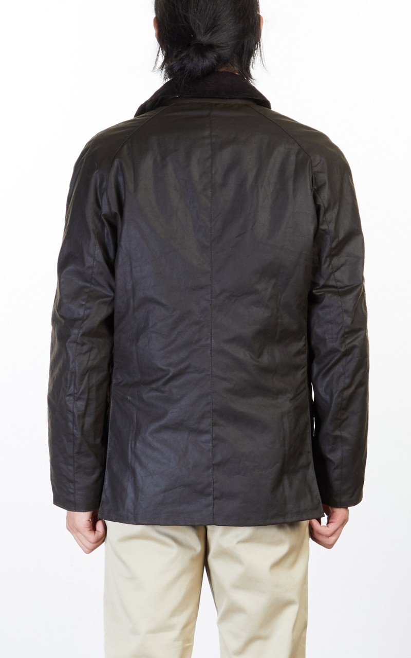ASHBY WAX JACKET OLIVE - 8