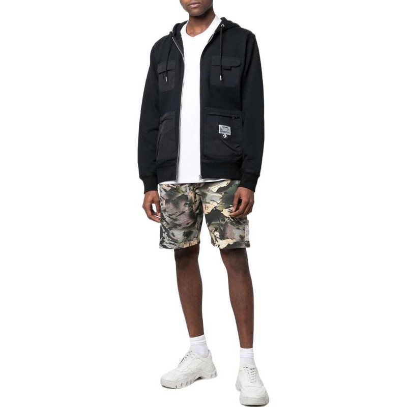 Converse Converse x Josh Vides Utility Fleece Hoodie 'Black' 10023691-A01 outlook