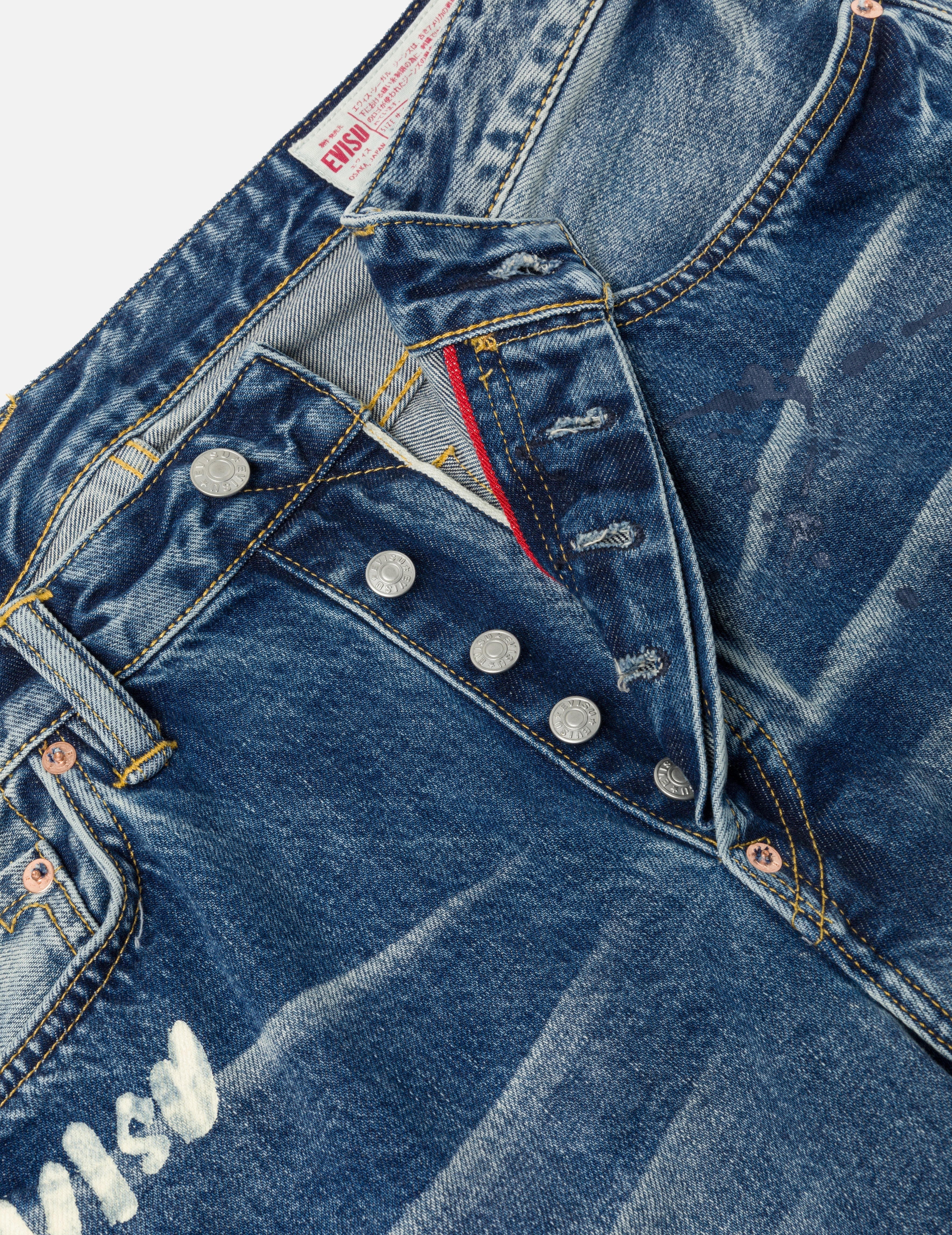 Graffiti Prints Regular Fit Jeans #2000 - 10