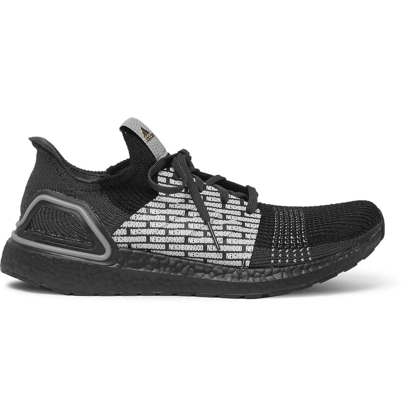 + Neighborhood UltraBOOST 19 Rubber-Trimmed Primeknit Sneakers - 1