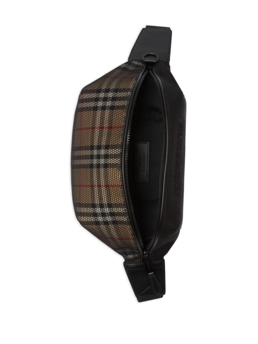 Sonny check-print belt bag - 4