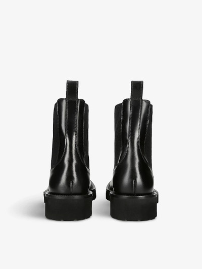 Valentino Beatle logo-print leather Chelsea boots outlook