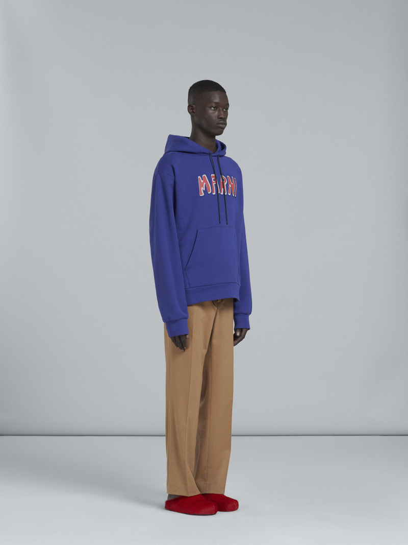 BLUE HOODIE WITH LOGO 5