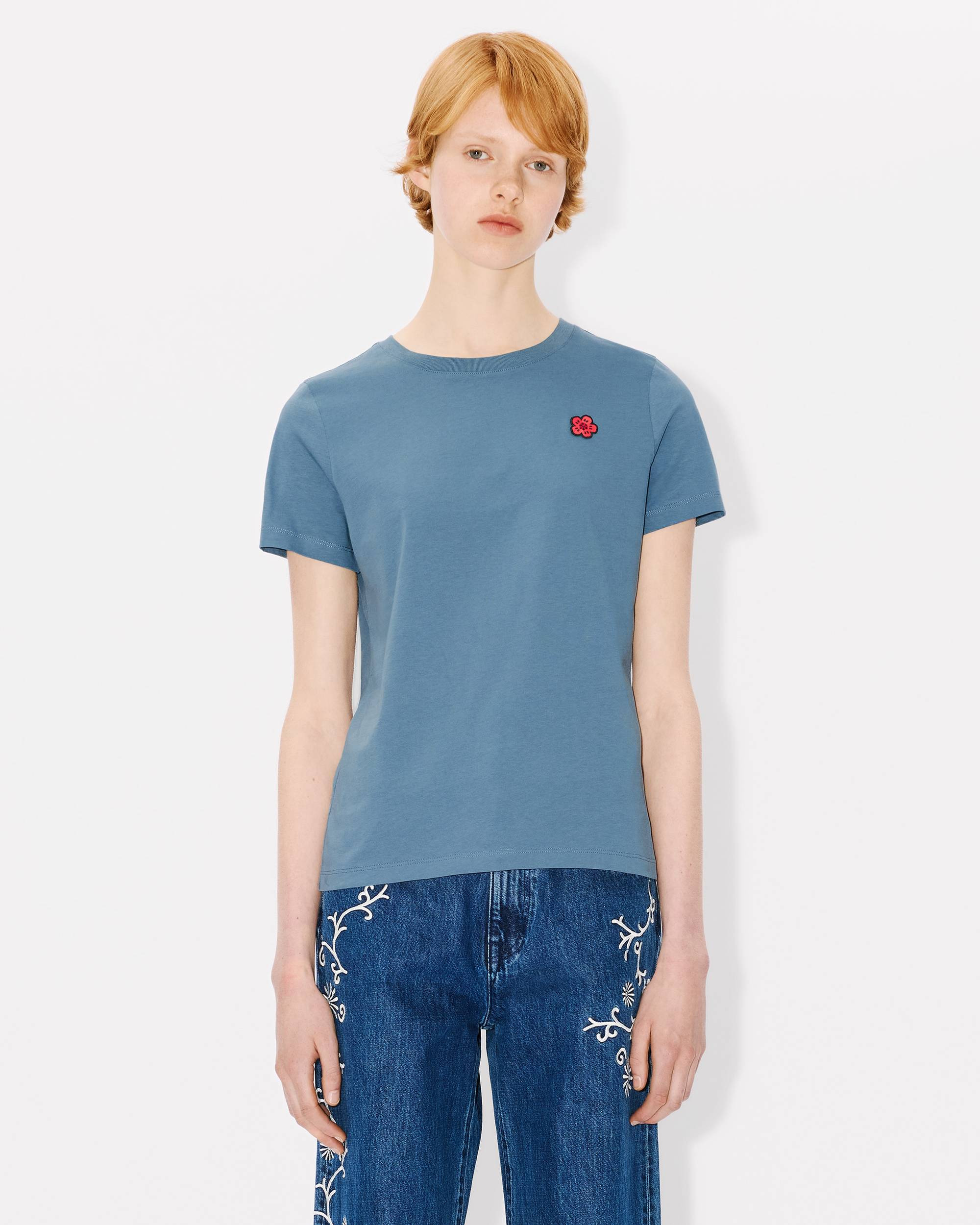 'Boke Flower' classic embroidered T-shirt - 3