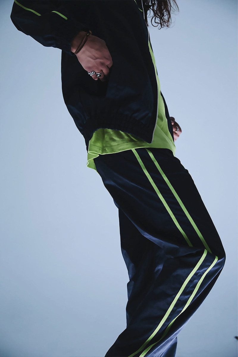 HARVEY TRACK PANT | BLACK ALL OVER LOGO 6