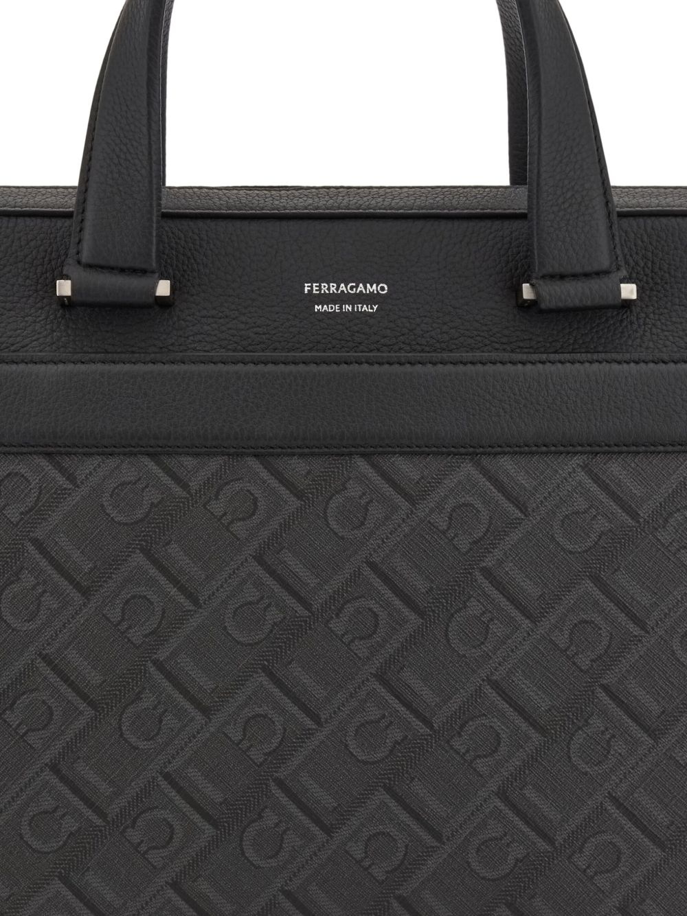 Leather messenger bag - 4