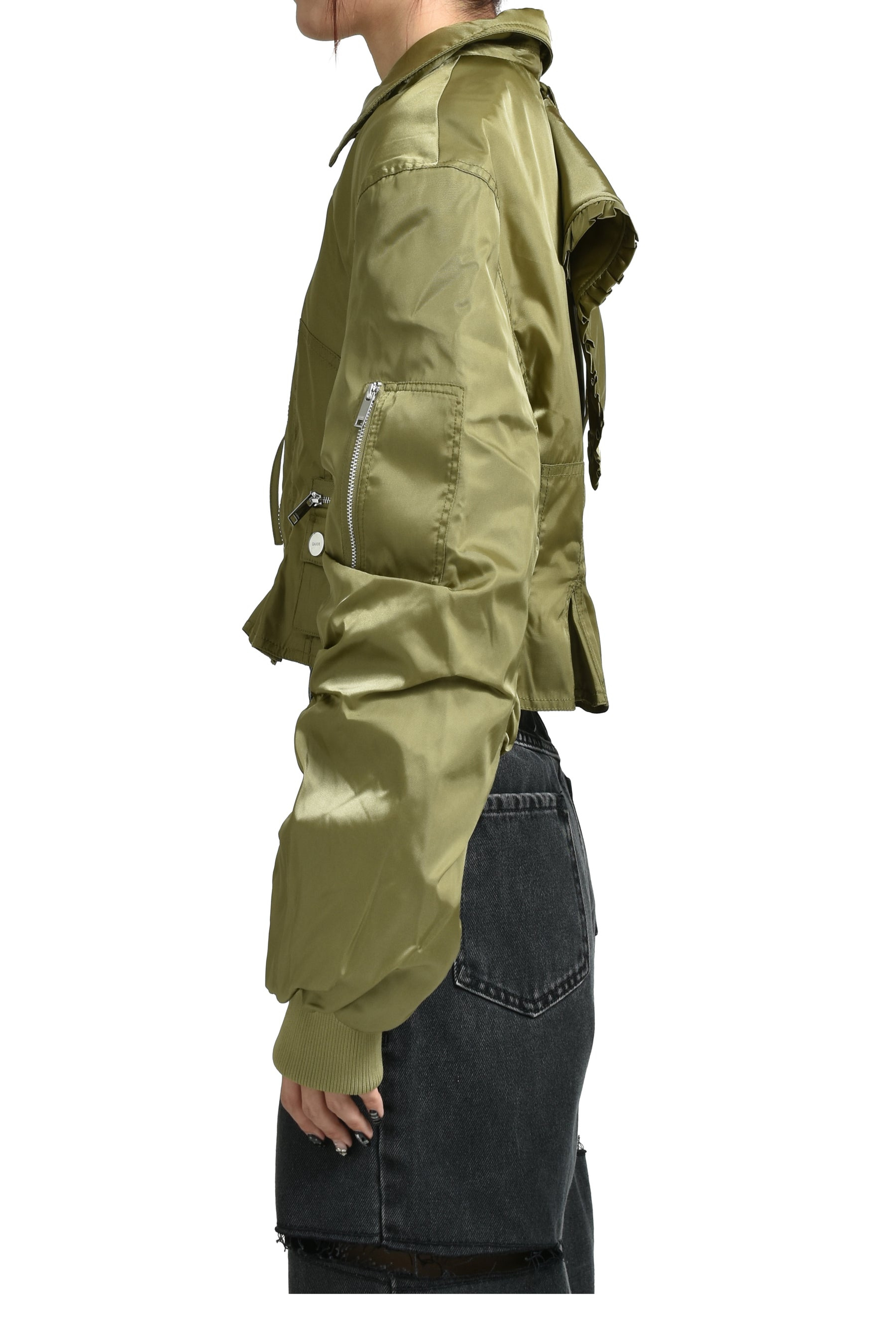 DUCHESSE NYLON FITTED JACKET / BOA - 3