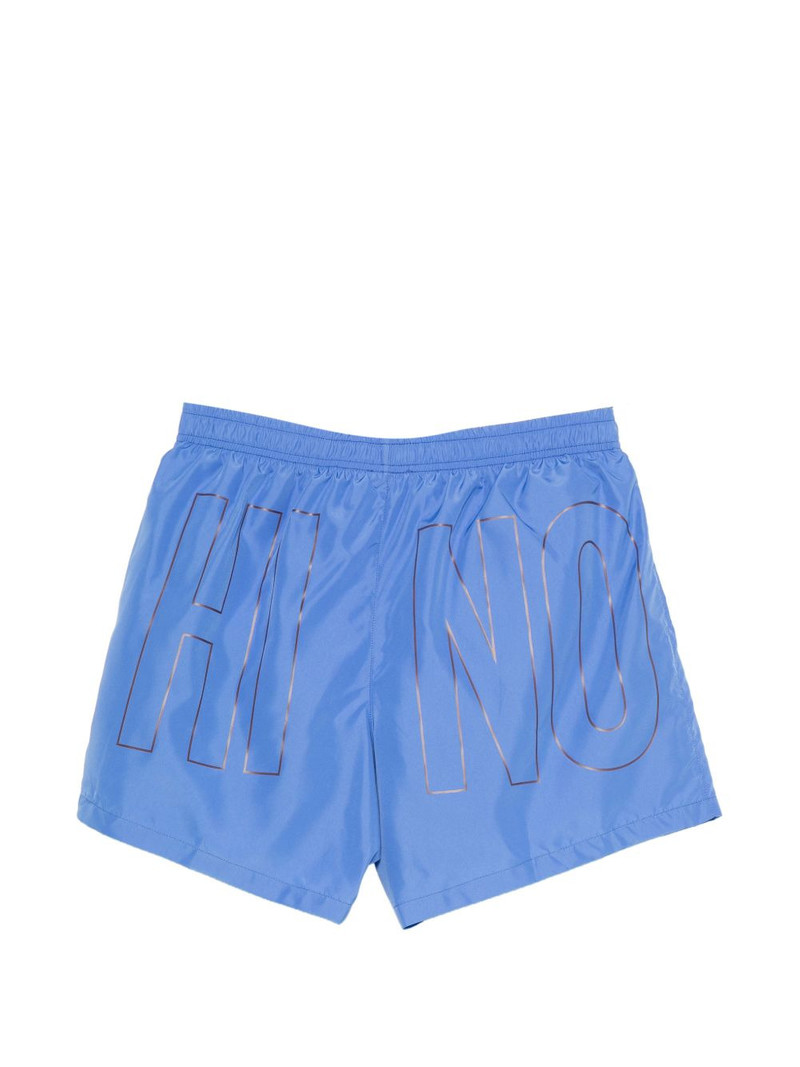Moschino logo-print swim shorts outlook