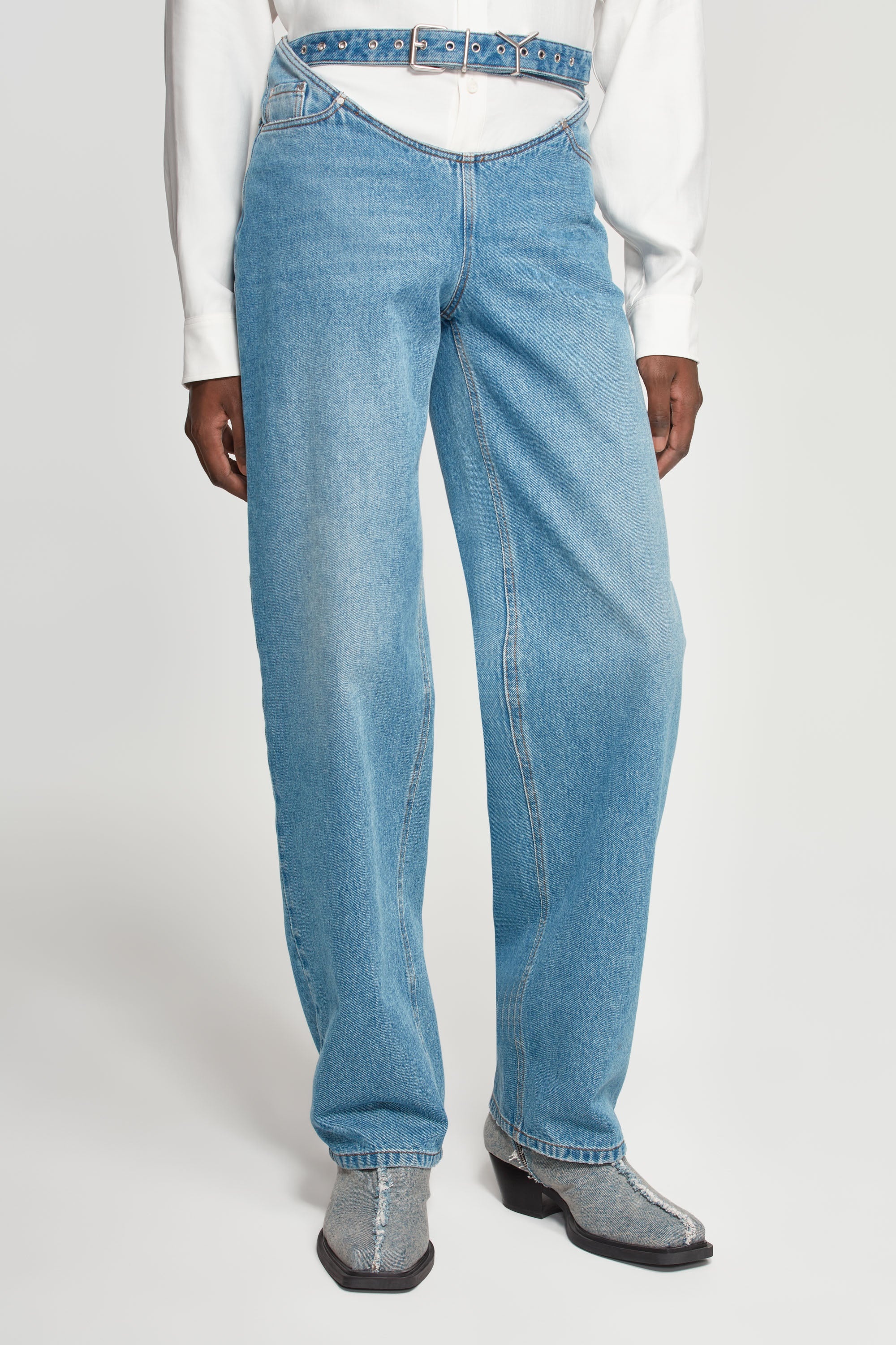 Y Belt Arc Jeans - 7