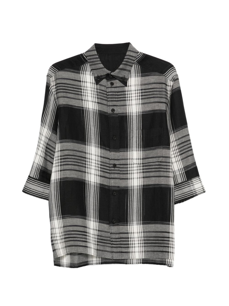 plaid button shirt 1