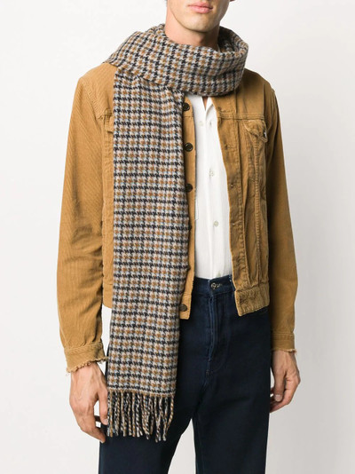 Sandro houndstooth print scarf  outlook