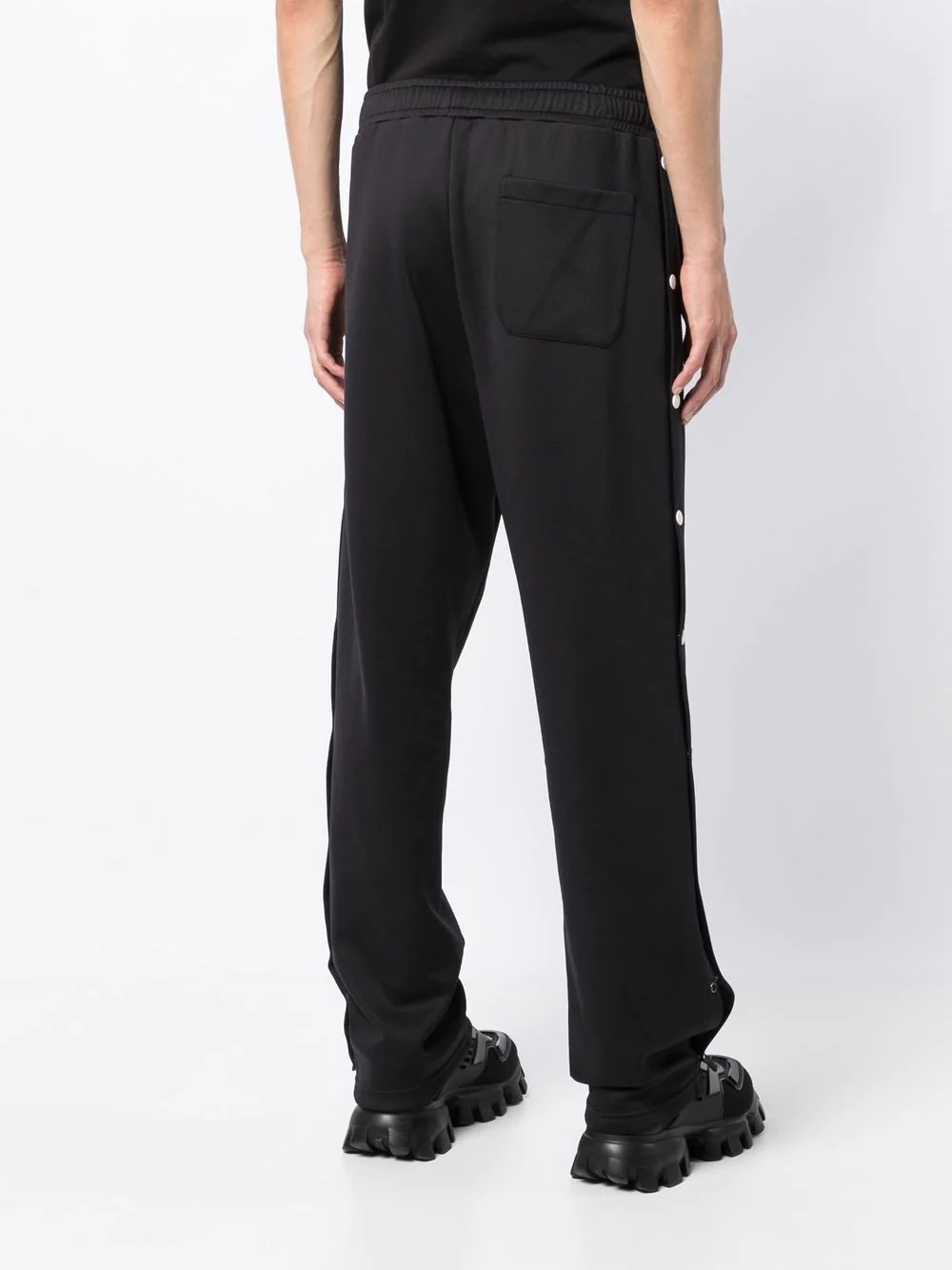 logo-print slip-on track pants - 4