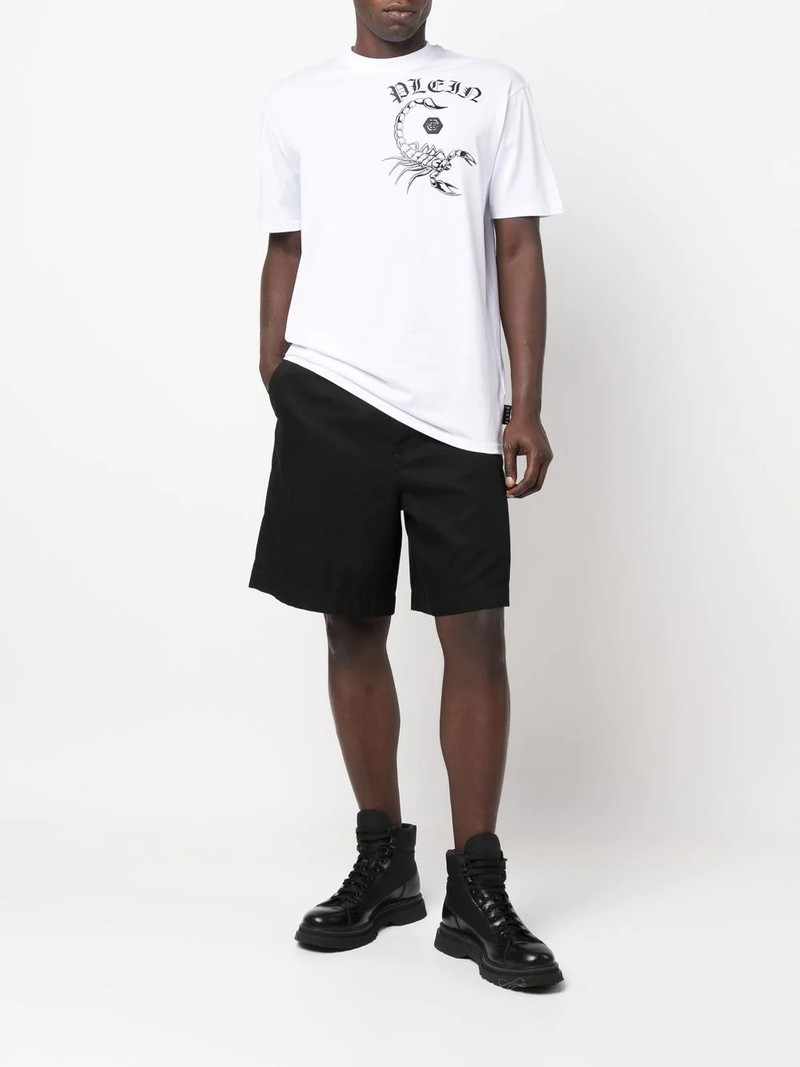 PHILIPP PLEIN chest logo-print detail T-shirt outlook