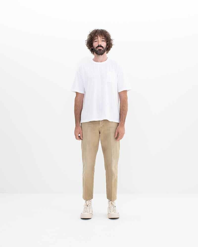 CHINO PANTS DMGD BEIGE - 3
