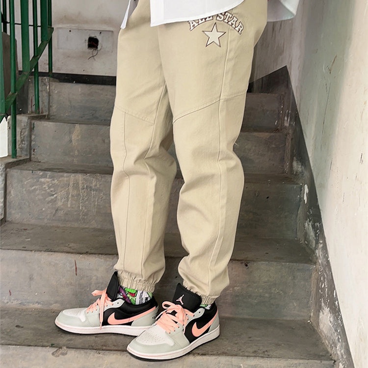 (WMNS) Converse All Star Drawstring Pants 'Beige' 10024887-A01 - 6