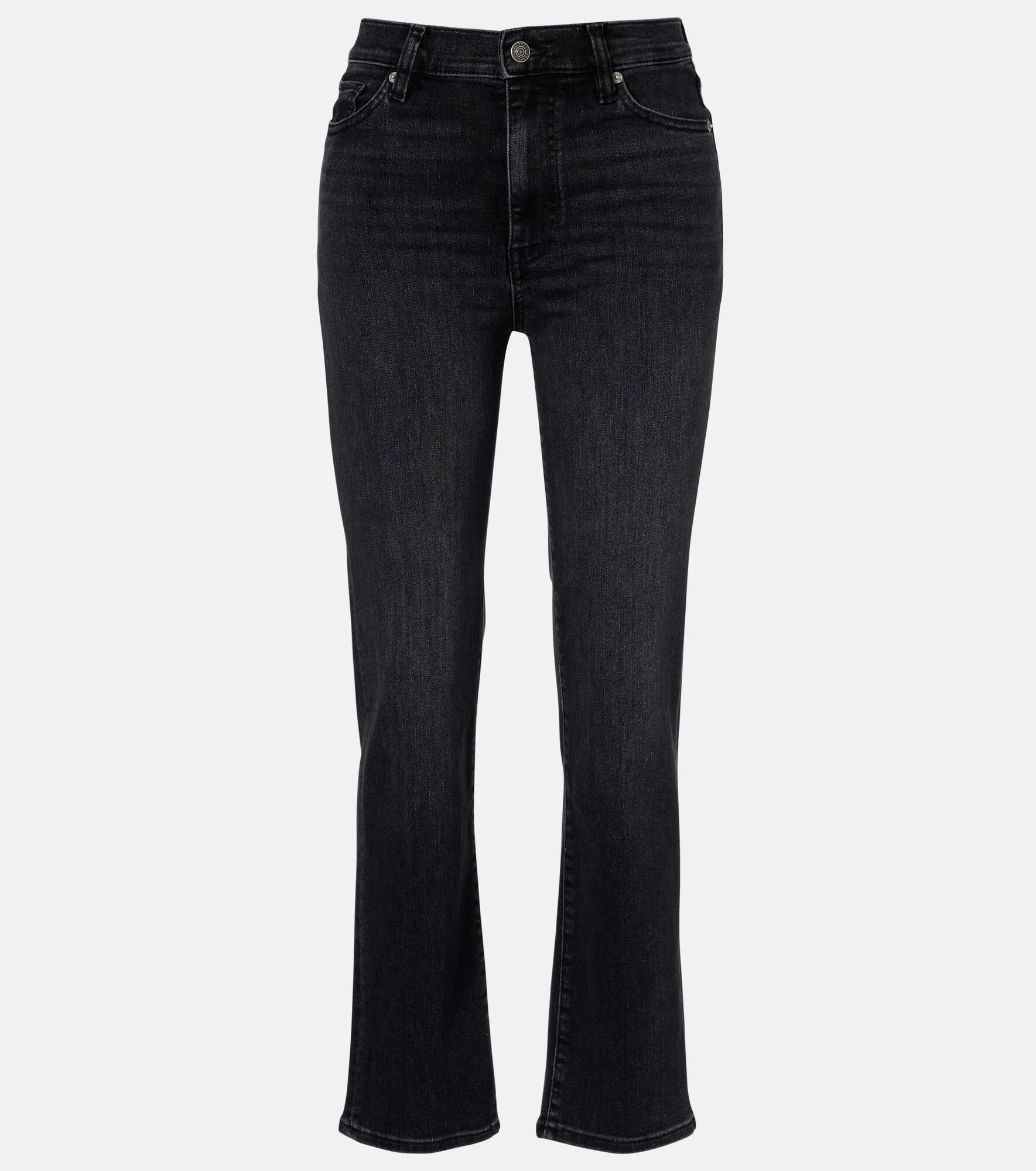 Le Sleek cropped high-rise straight jeans - 1