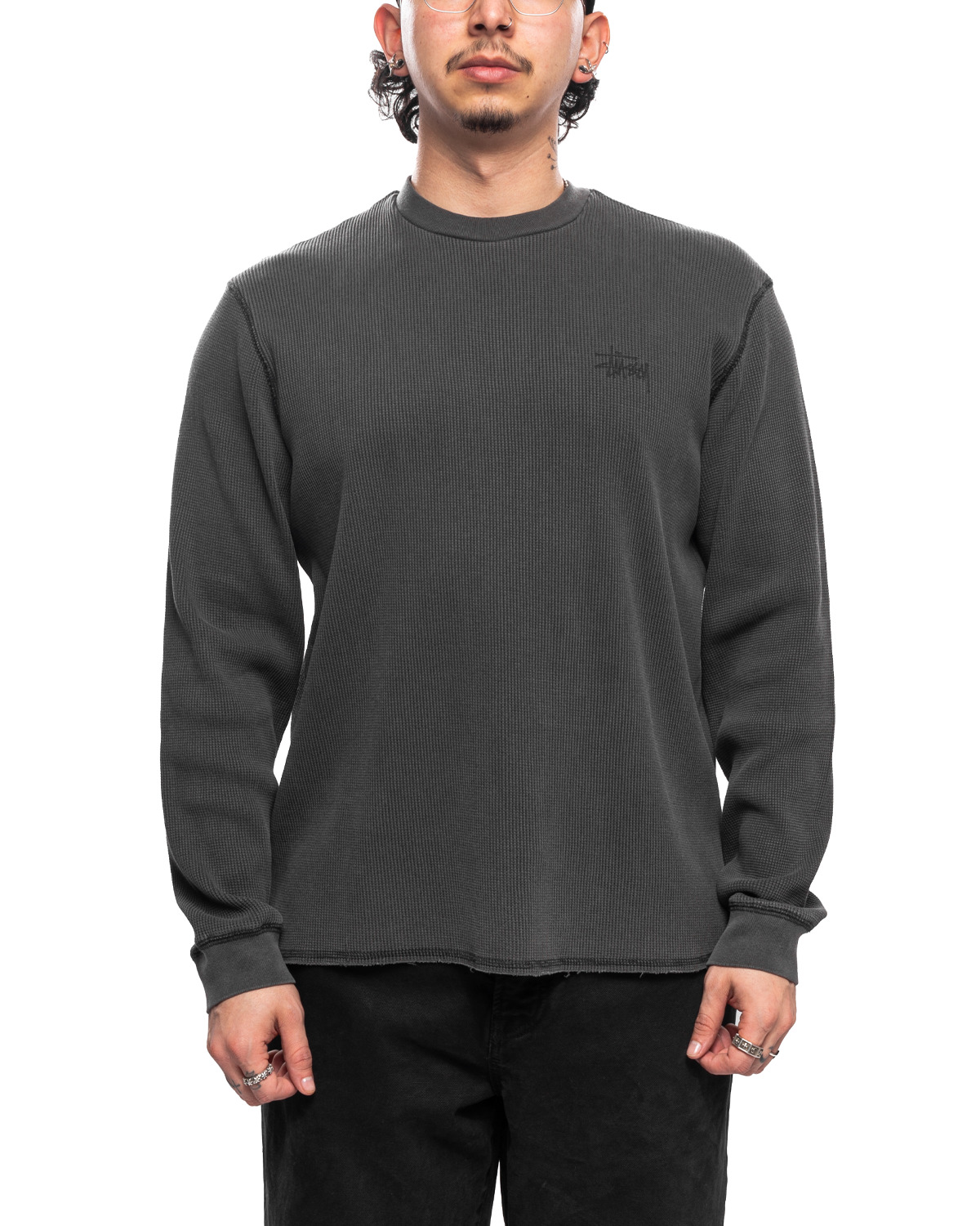 Basic Stock LS Thermal Washed Black - 1