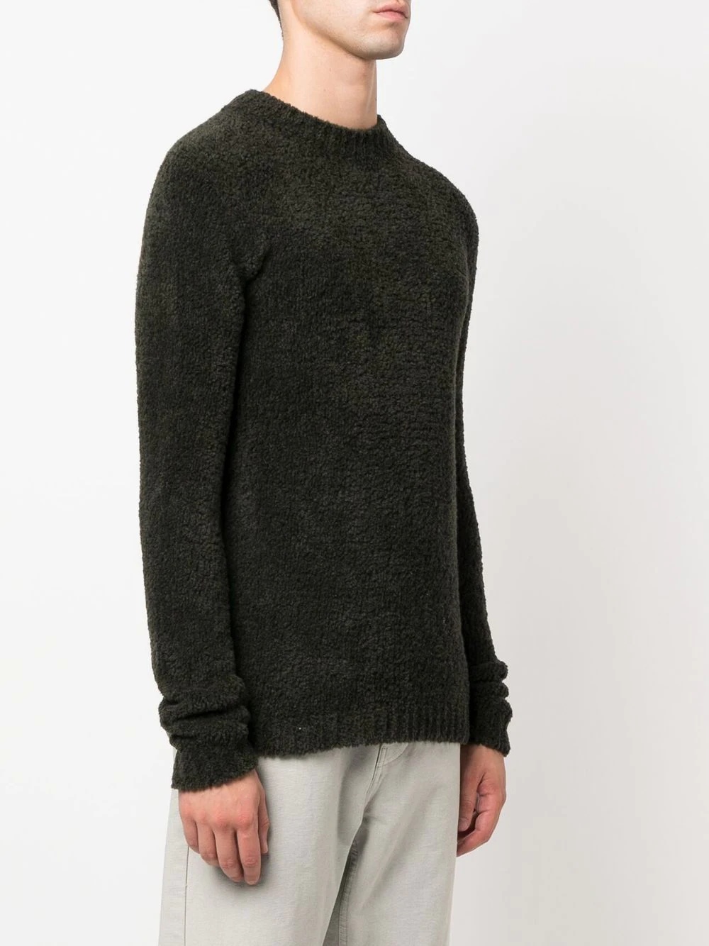 crew neck knitted sweater - 3