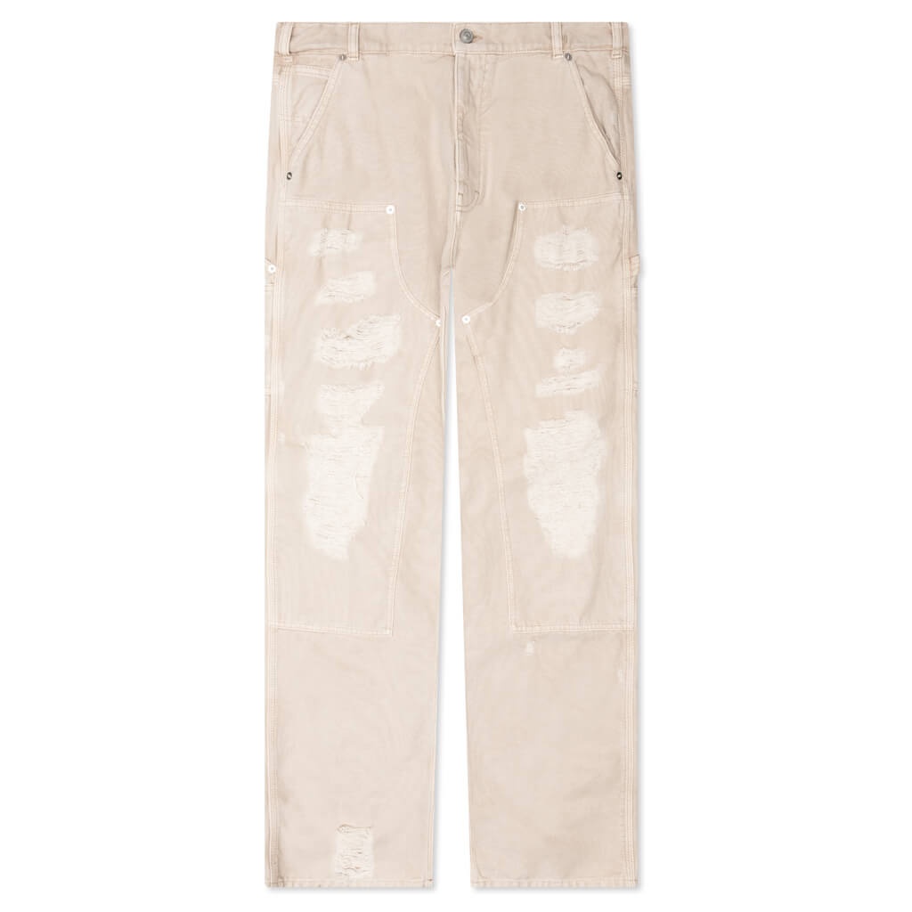 DESTROYED CARPENTER PANT - OFF-WHITE - 1