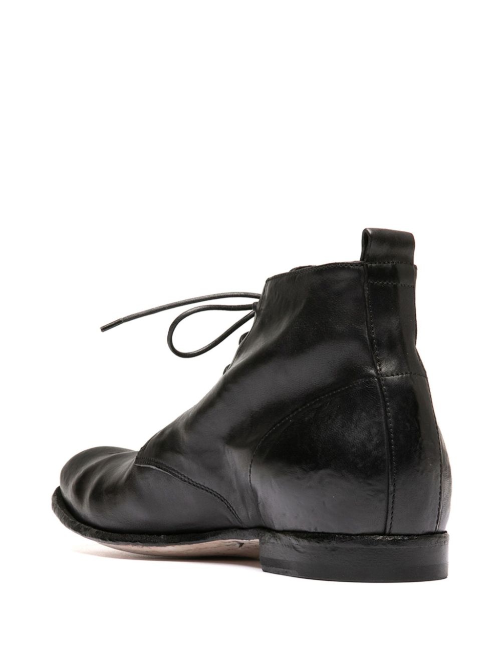 lace-up leather boots - 3