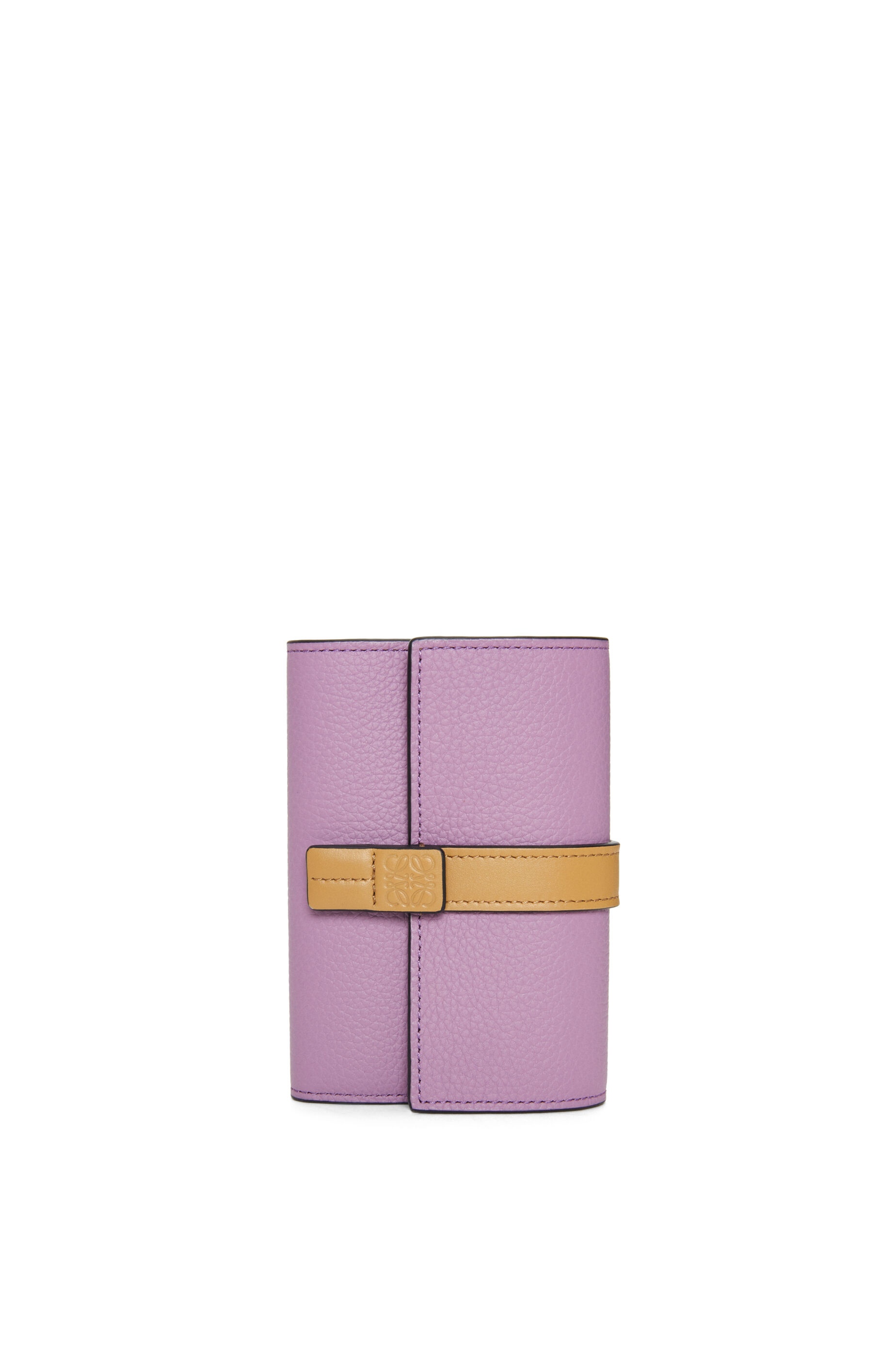 Small vertical wallet in soft grained calfskin - 1