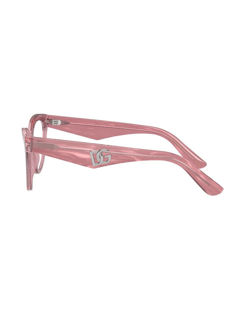 cat-eye frame clear-lenses glasses 3