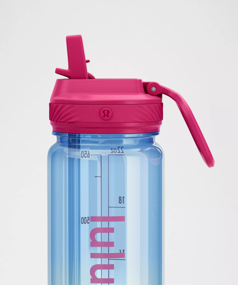 Back to Life Clear Bottle 24oz *Straw Lid 3