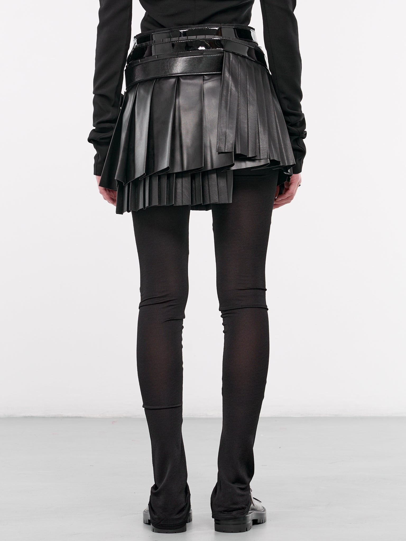 ミニスカート Junya Watanabe SS25 PLEATED BELTED MINI SKIRT (JOS00905 1) Buy Junya Watanabe Double Breasted Belted Mini Skirt 'Black
