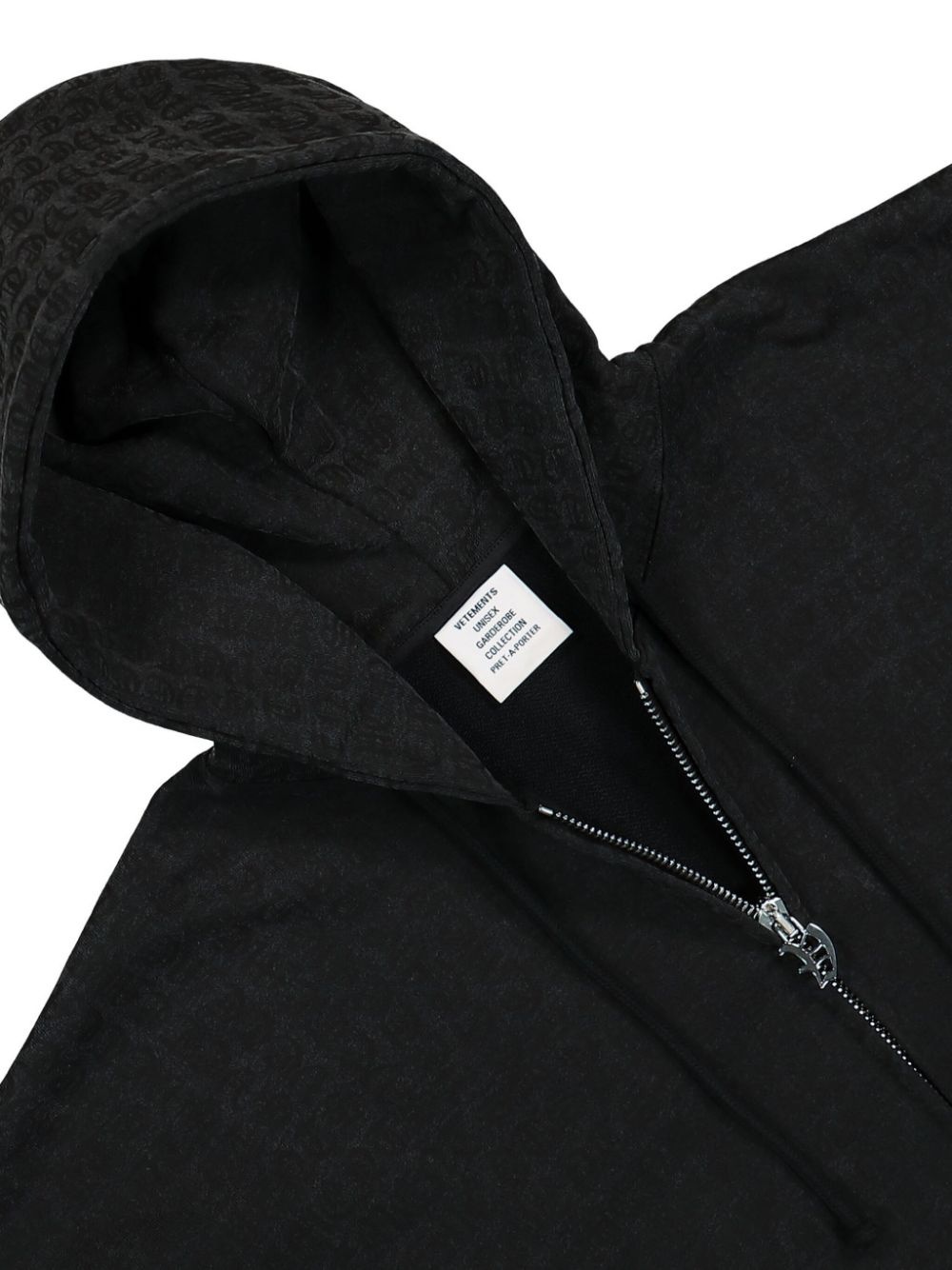 monogram-print hoodie - 3